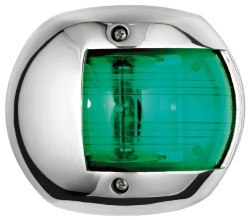 Compact 12 AISI 316/112.5° green navigation light 